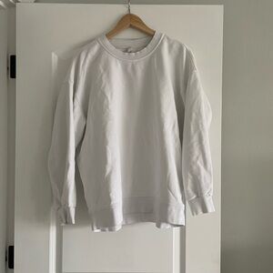 Lululemon Athletica White Crewneck